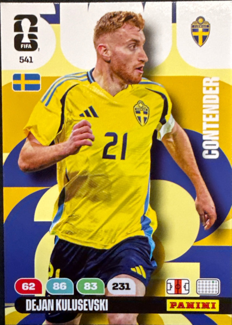 Dejan Kulusevski – Panini Adrenalyn XL FIFA World Cup 2026 – #541