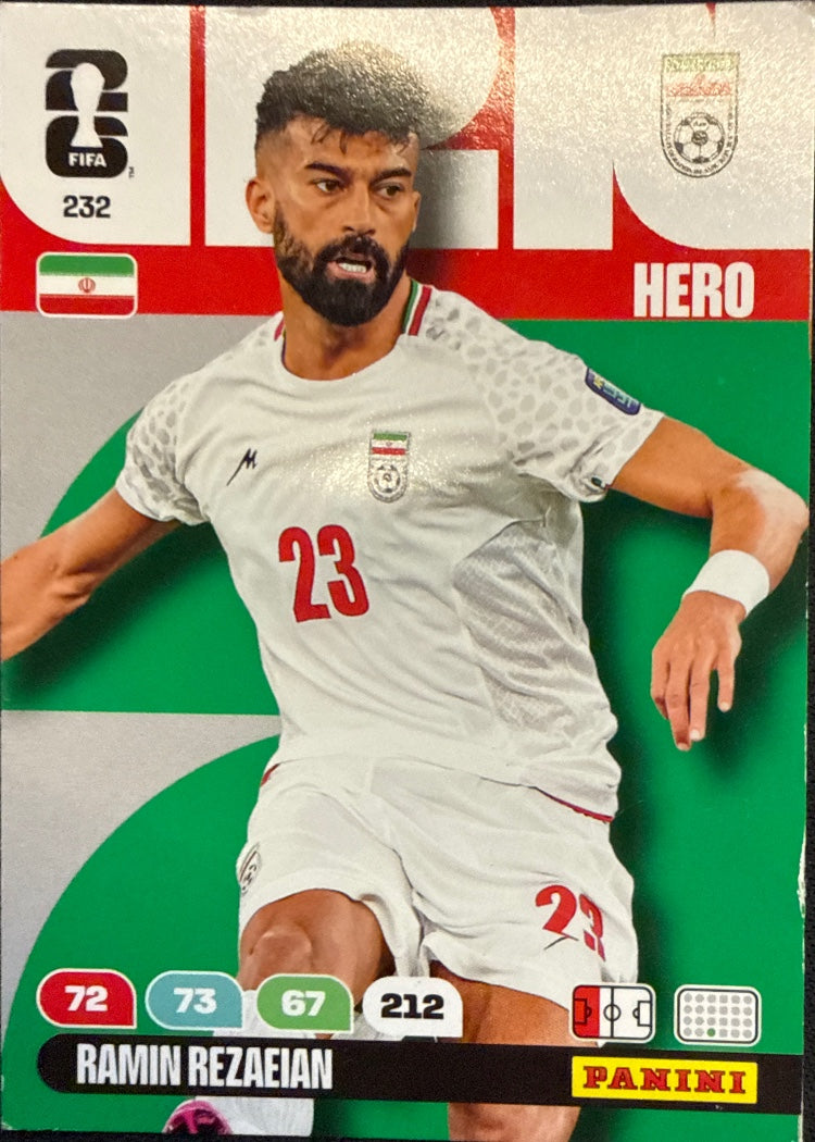 Ramin Rezaeian – Panini Adrenalyn XL FIFA World Cup 2026 – #232