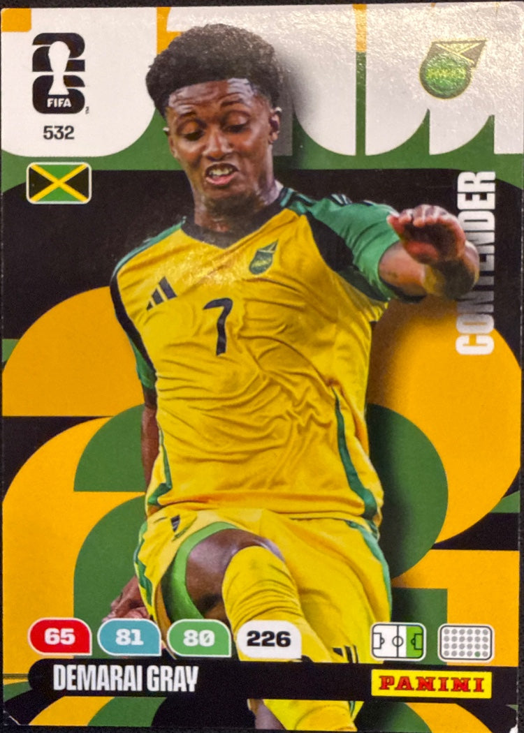 Demarai Gray – Panini Adrenalyn XL FIFA World Cup 2026 – #532
