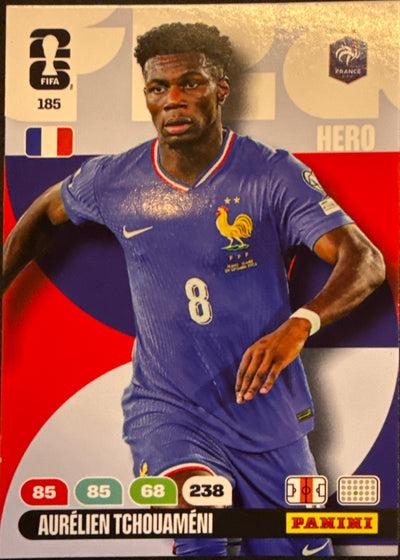 Aurélien Tchouaméni – Panini Adrenalyn XL FIFA World Cup 2026 – #185