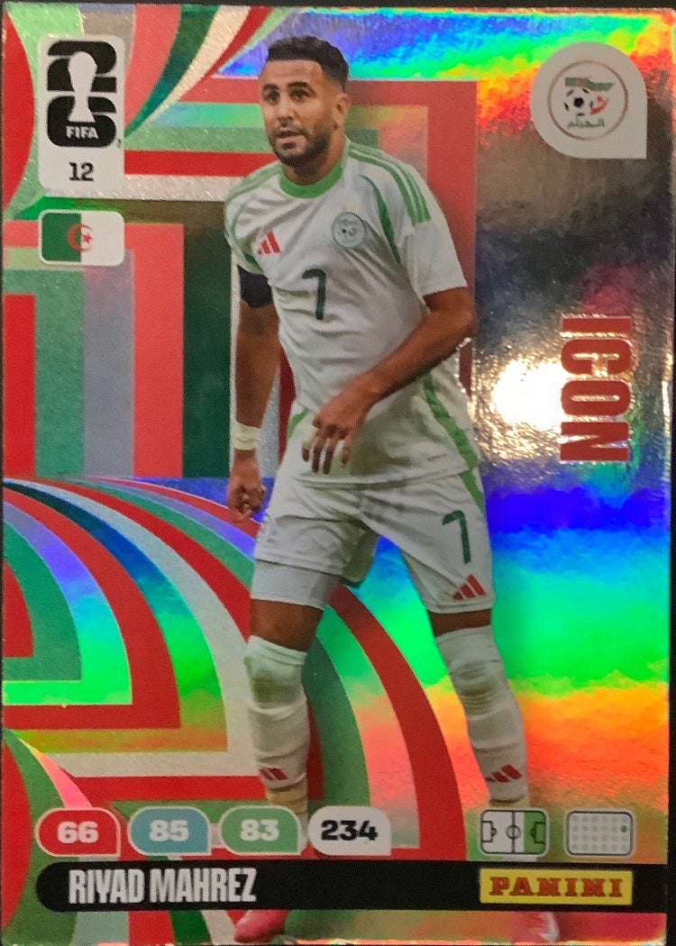 Riyad Mahrez – Panini Adrenalyn XL FIFA World Cup 2026 – #12