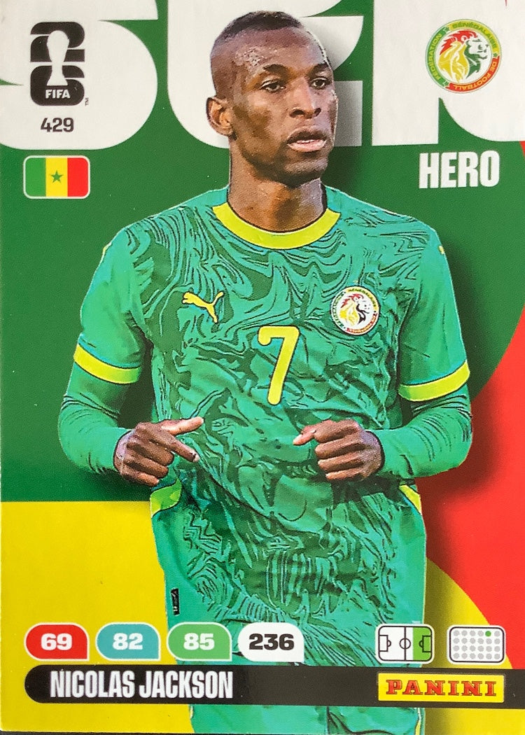 Nicolas Jackson – Panini Adrenalyn XL FIFA World Cup 2026 – #429