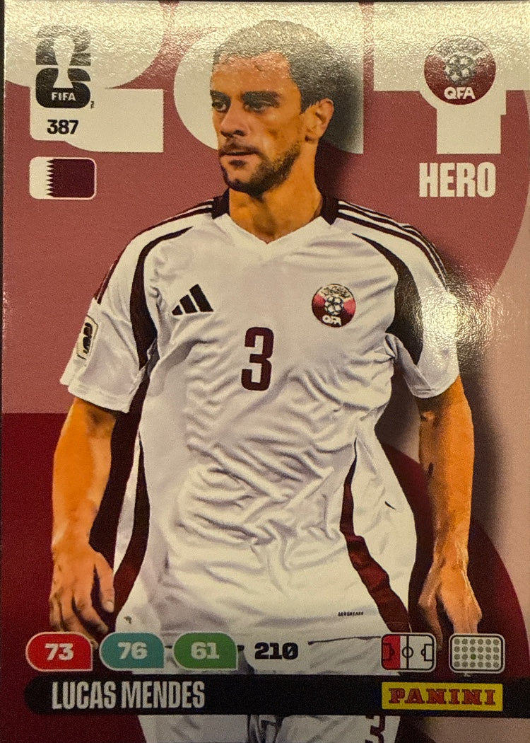 Lucas Mendes – Panini Adrenalyn XL FIFA World Cup 2026 – #387