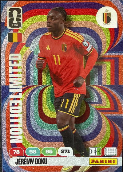 Jérémy Doku – Panini Adrenalyn XL FIFA World Cup 2026 – #le-jd