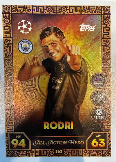 Rodri – Topps Match Attax Champions League 2025/26 – #363