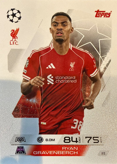 Ryan Gravenberch – Topps Match Attax Champions League 2025/26 – #21