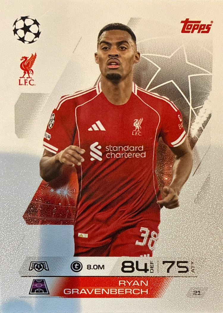 Ryan Gravenberch – Topps Match Attax Champions League 2025/26 – #21
