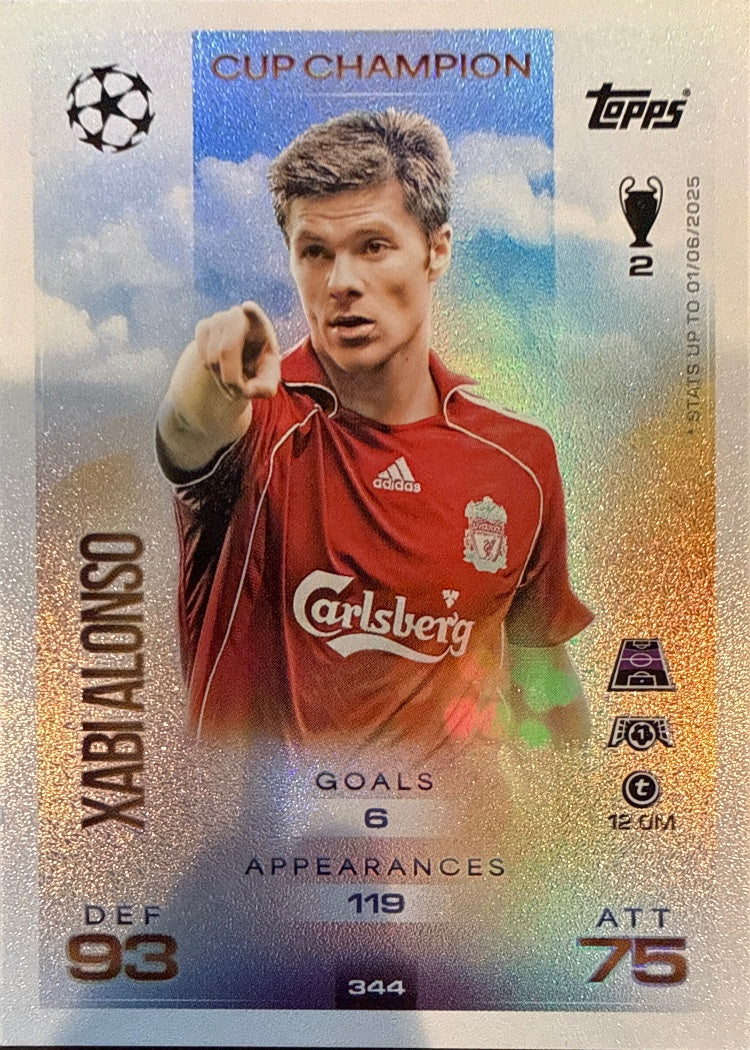Xabi Alonso – Topps Match Attax Champions League 2025/26 – #344