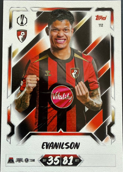 Evanilson – Topps Match Attax Champions League 2026/27 – #112