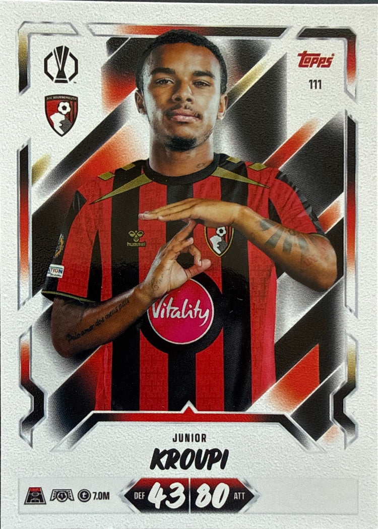 Junior Kroupi – Topps Match Attax Champions League 2026/27 – #111