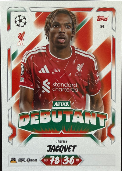 Jérémy Jacquet – Topps Match Attax Champions League 2026/27 – #84