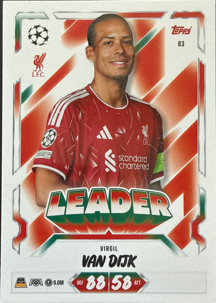 Virgil van Dijk – Topps Match Attax Champions League 2026/27 – #83