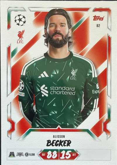 Alisson Becker – Topps Match Attax Champions League 2026/27 – #82