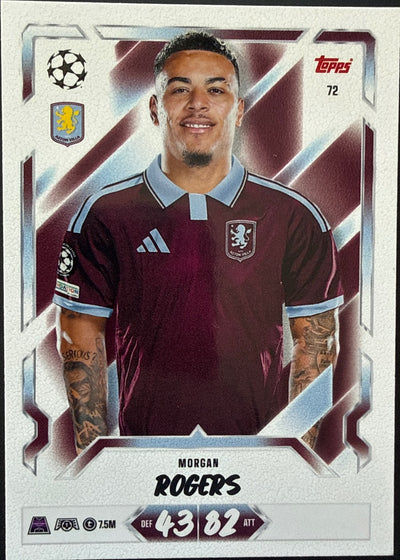 Morgan Rogers – Topps Match Attax Champions League 2026/27 – #72