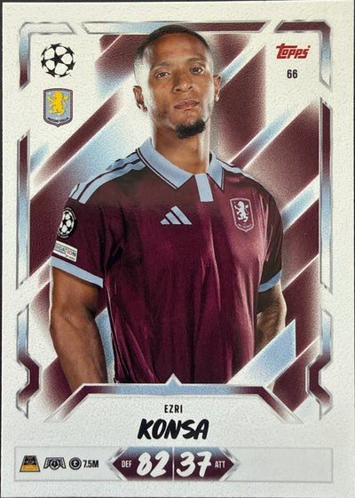 Ezri Konsa – Topps Match Attax Champions League 2026/27 – #66