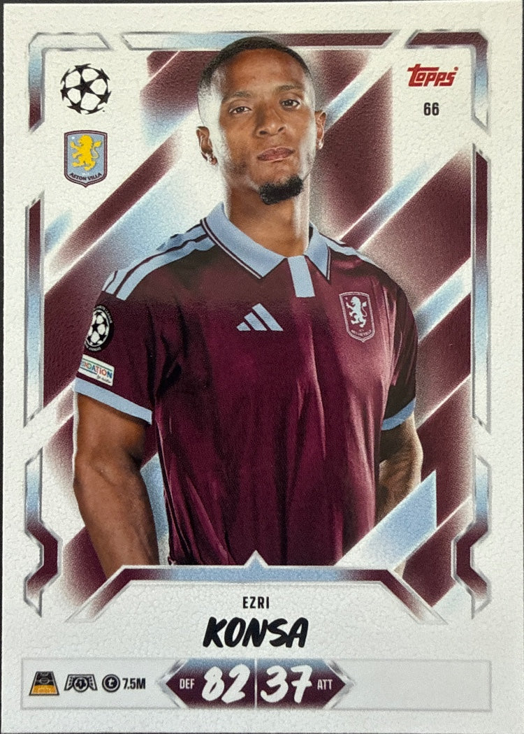 Ezri Konsa – Topps Match Attax Champions League 2026/27 – #66