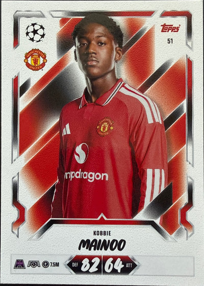 Kobbie Mainoo – Topps Match Attax Champions League 2026/27 – #51