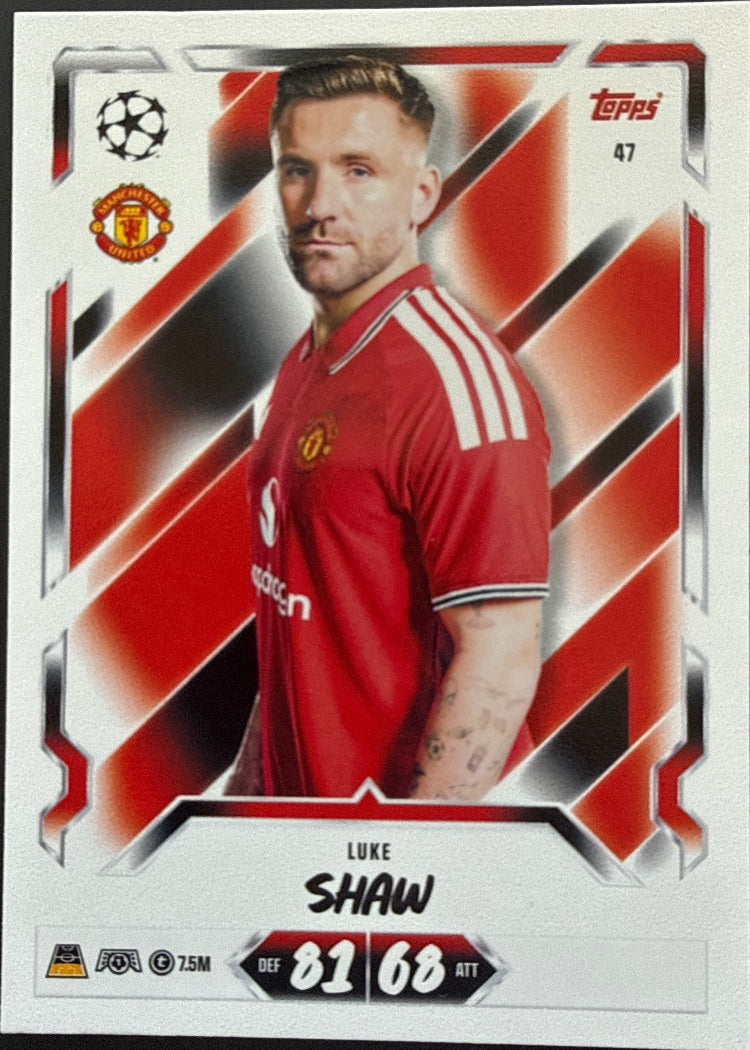 Luke Shaw – Topps Match Attax Champions League 2026/27 – #47