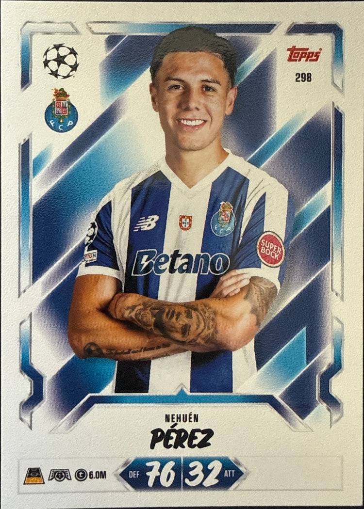 Nehuén Pérez – Topps Match Attax Champions League 2026/27 – #298