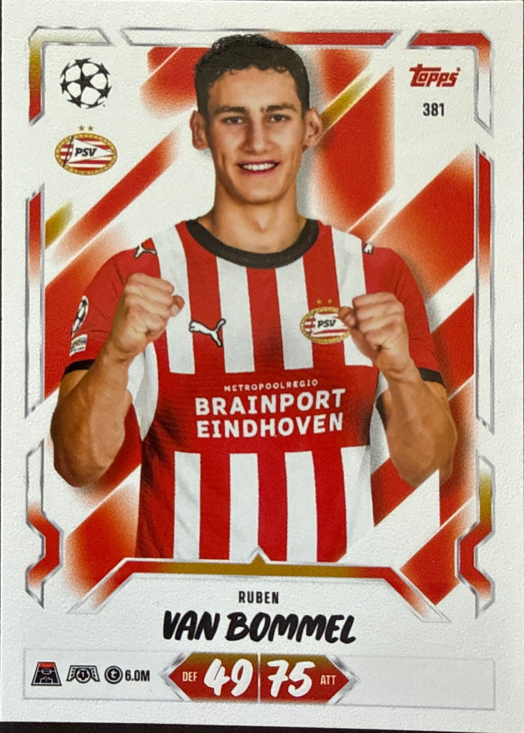 Ruben van Bommel – Topps Match Attax Champions League 2026/27 – #381