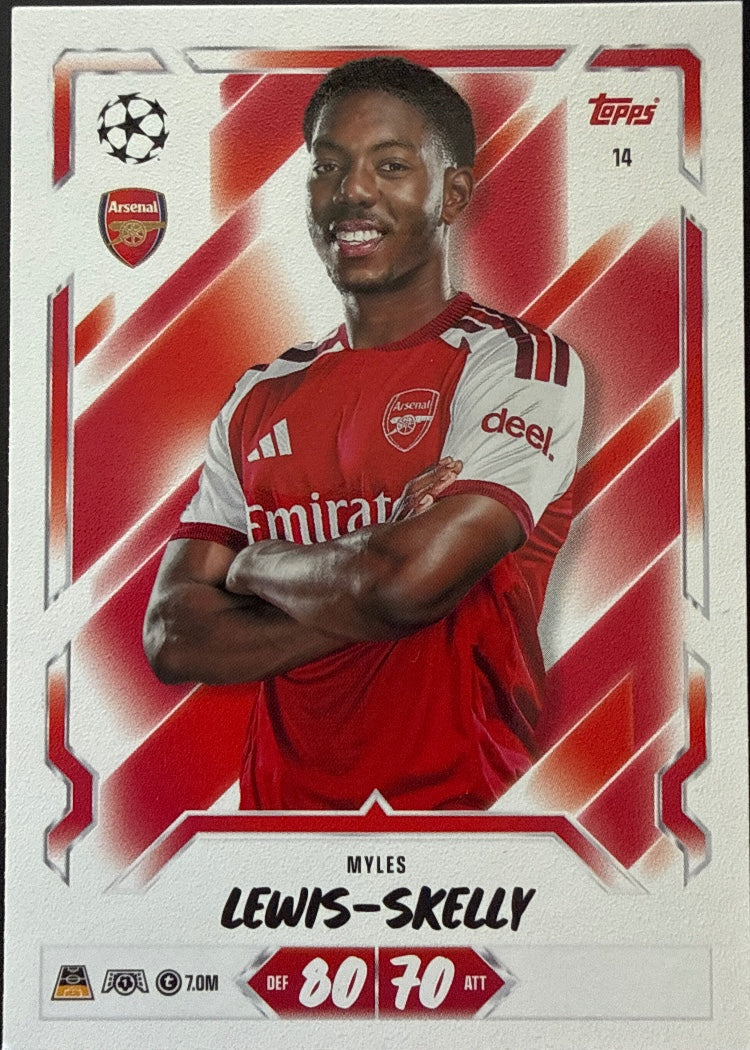 Myles Lewis-Skelly – Topps Match Attax Champions League 2026/27 – #14