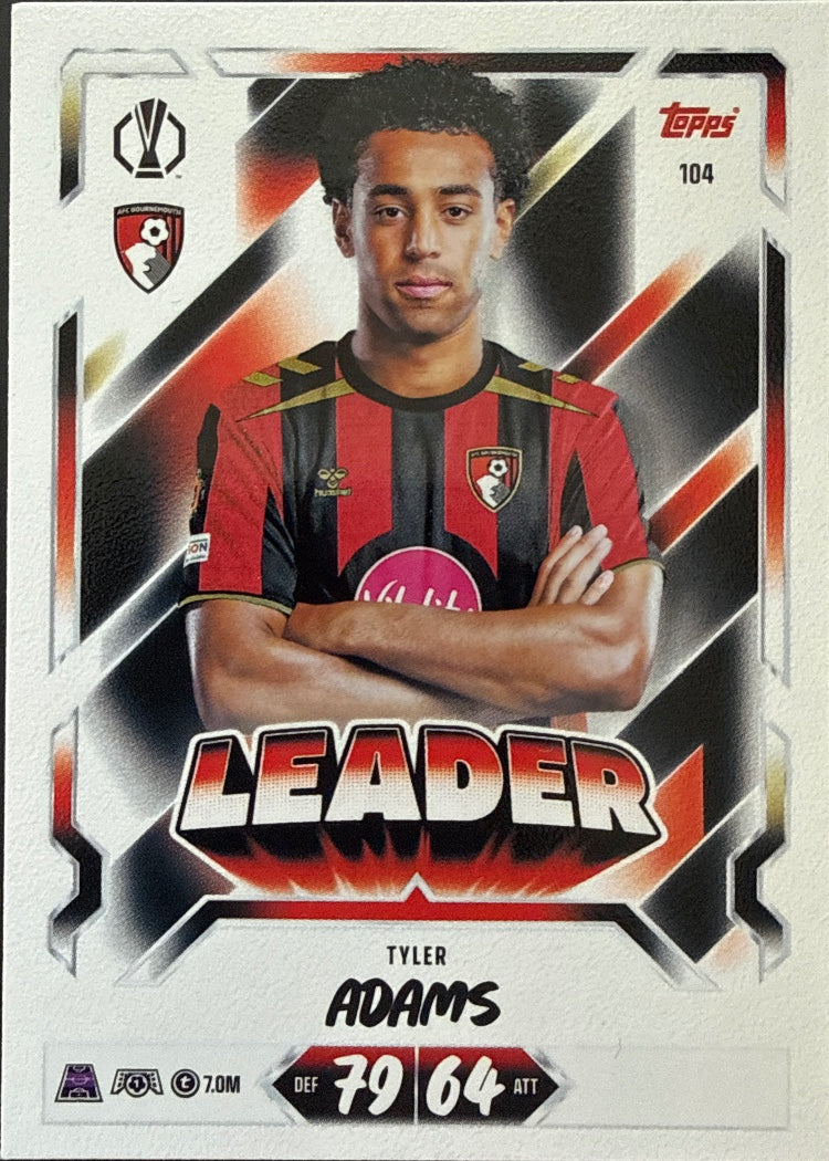 Tyler Adams – Topps Match Attax Champions League 2026/27 – #104