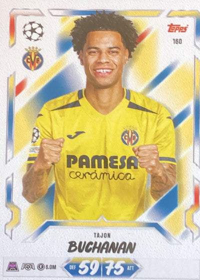 Tajon Buchanan – Topps Match Attax Champions League 2026/27 – #160