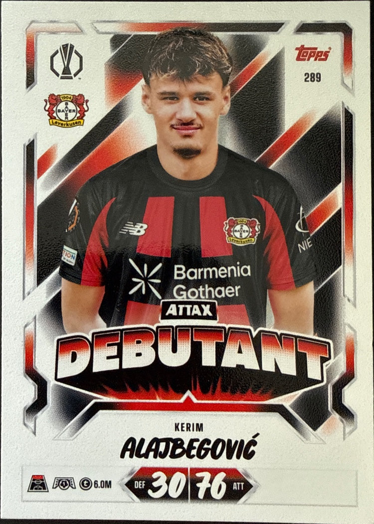 Kerim Alajbegović – Topps Match Attax Champions League 2026/27 – #289