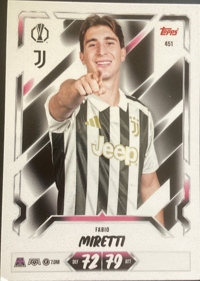 Fabio Miretti – Topps Match Attax Champions League 2026/27 – #451