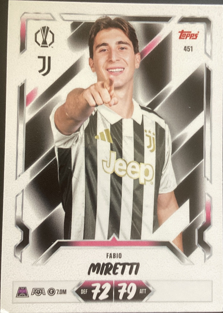 Fabio Miretti – Topps Match Attax Champions League 2026/27 – #451