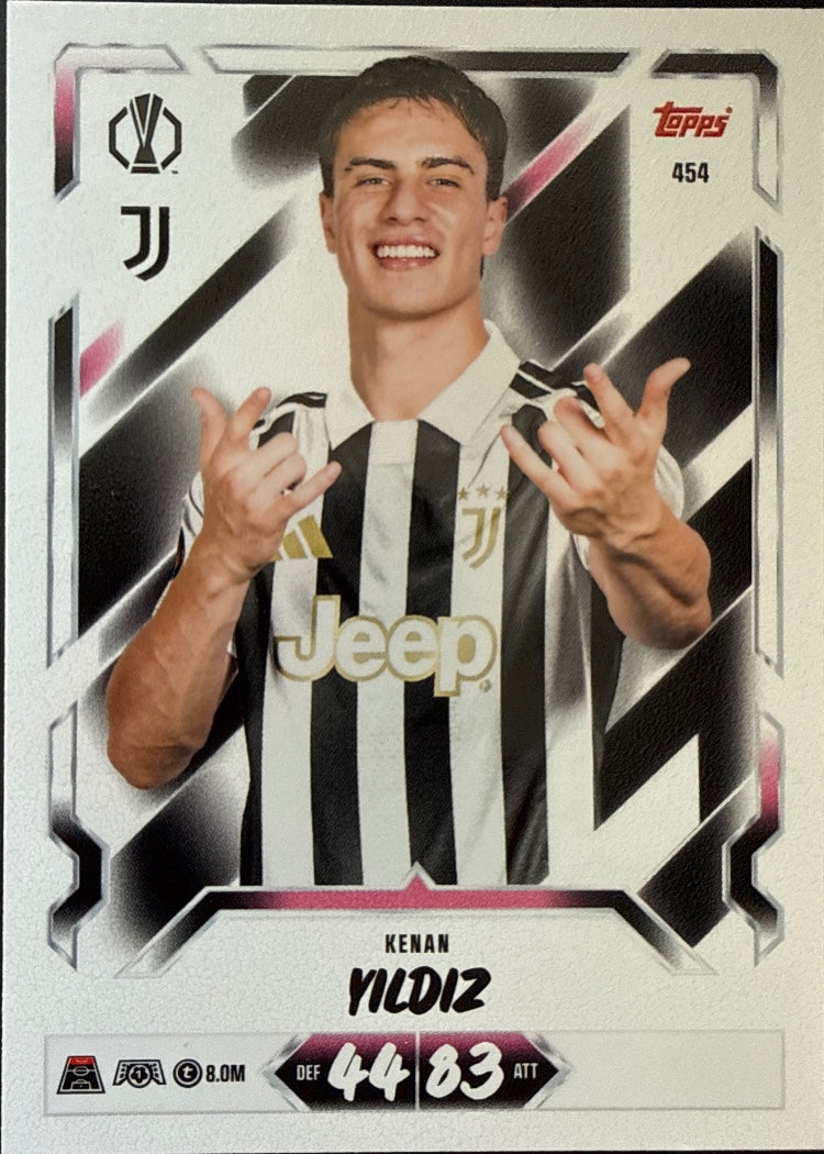 Kenan Yıldız – Topps Match Attax Champions League 2026/27 – #454
