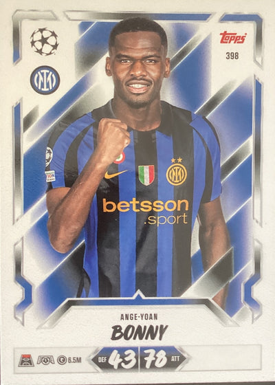 Ange-Yoan Bonny – Topps Match Attax Champions League 2026/27 – #398