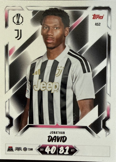 Jonathan David – Topps Match Attax Champions League 2026/27 – #452