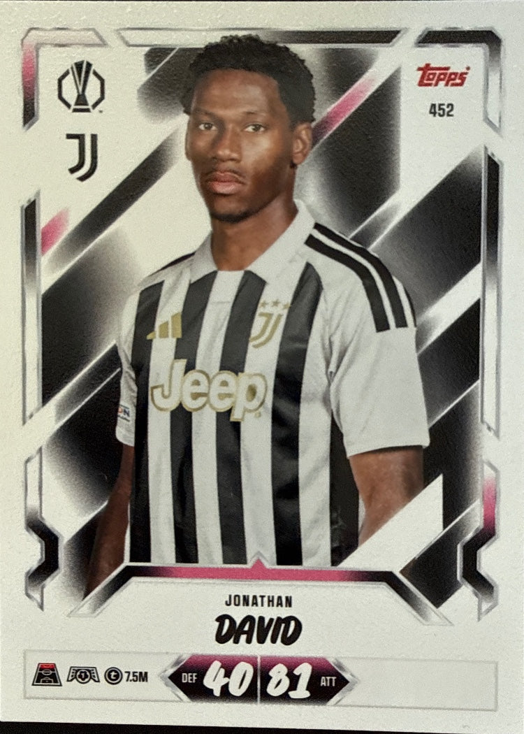 Jonathan David – Topps Match Attax Champions League 2026/27 – #452