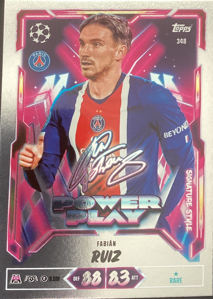 Fabián Ruiz – Topps Match Attax Champions League 2026/27 – #348