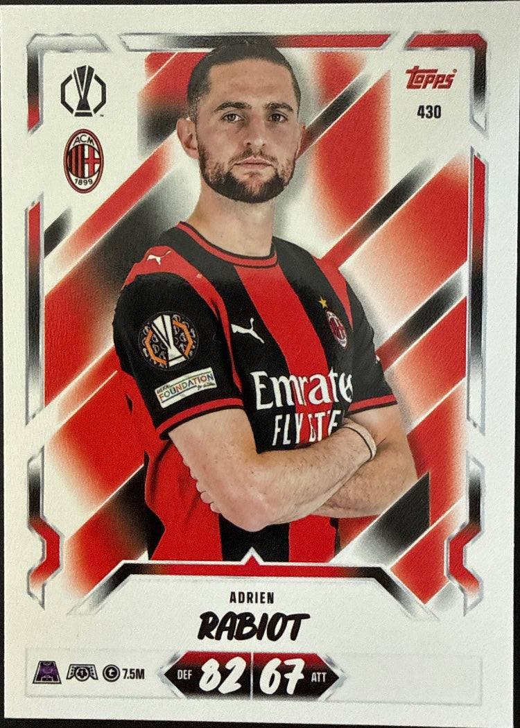 Adrien Rabiot – Topps Match Attax Champions League 2026/27 – #430