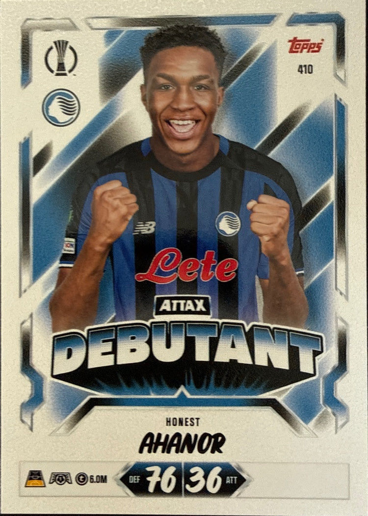 Honest Ahanor – Topps Match Attax Champions League 2026/27 – #410