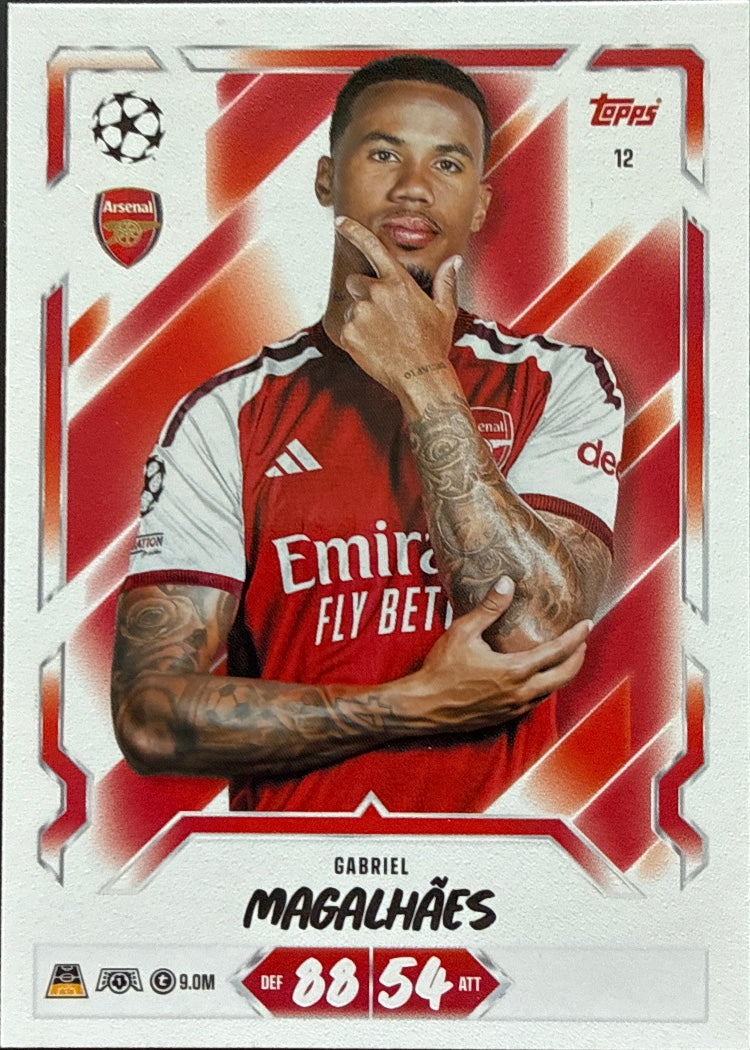 Gabriel Magalhães – Topps Match Attax Champions League 2026/27 – #12
