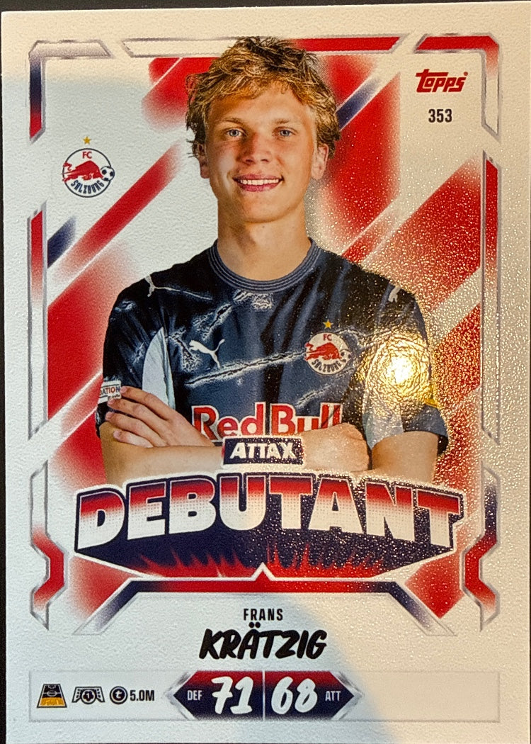 Frans Krätzig – Topps Match Attax Champions League 2026/27 – #353