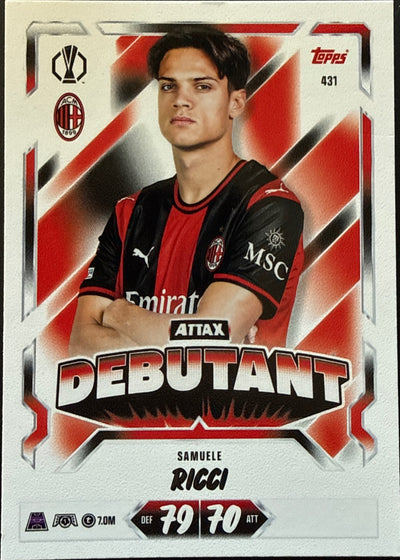 Samuele Ricci – Topps Match Attax Champions League 2026/27 – #431