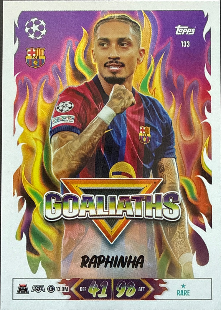 Raphinha – Topps Match Attax Champions League 2026/27 – #133
