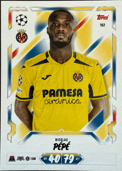 Nicolas Pépé – Topps Match Attax Champions League 2026/27 – #162