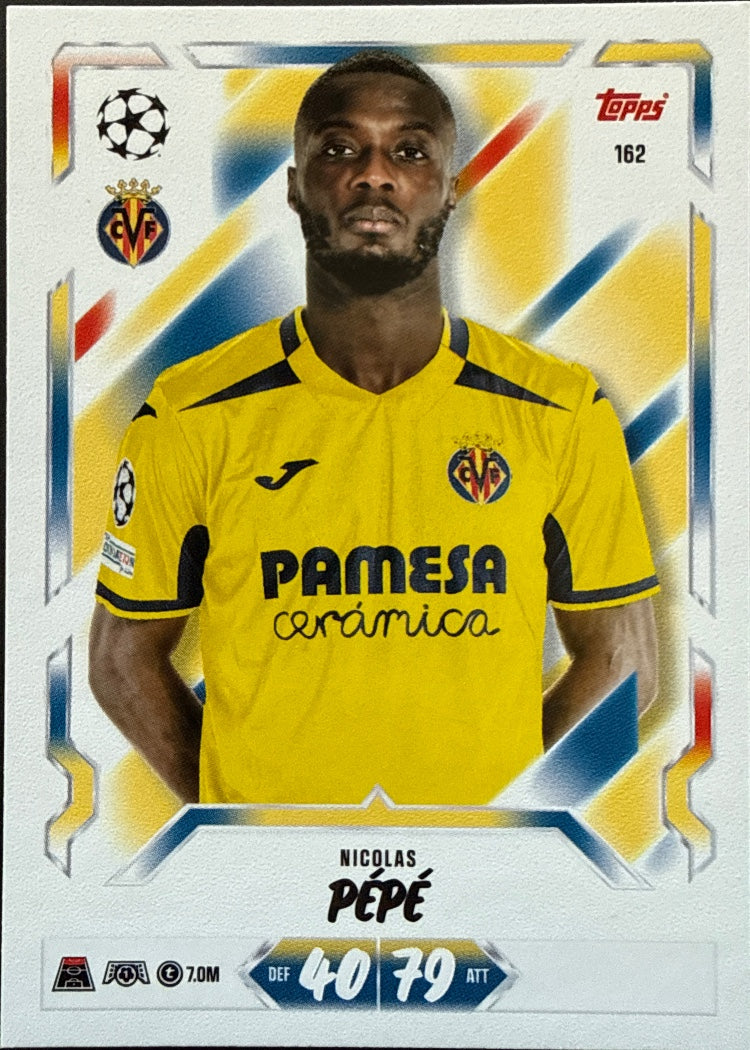 Nicolas Pépé – Topps Match Attax Champions League 2026/27 – #162