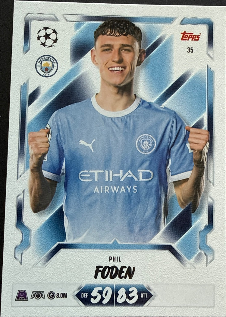 Phil Foden – Topps Match Attax Champions League 2026/27 – #35