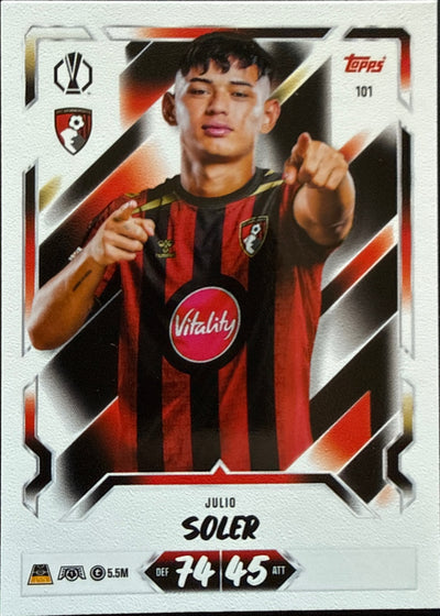 Julio Soler – Topps Match Attax Champions League 2026/27 – #101