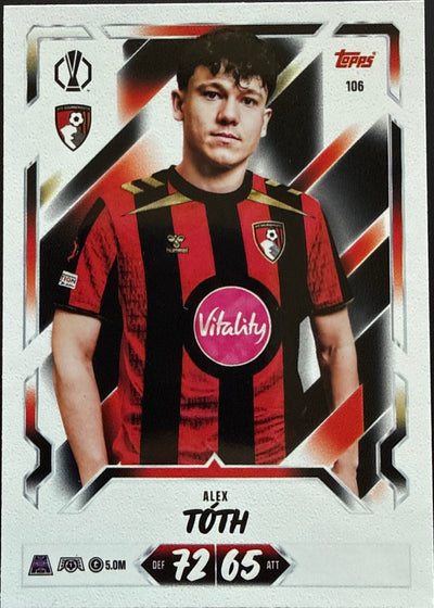 Alex Toth – Topps Match Attax Champions League 2026/27 – #106