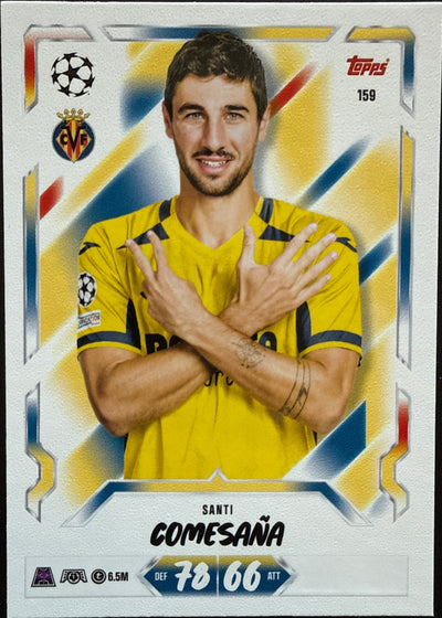 Santi Comesaña – Topps Match Attax Champions League 2026/27 – #159