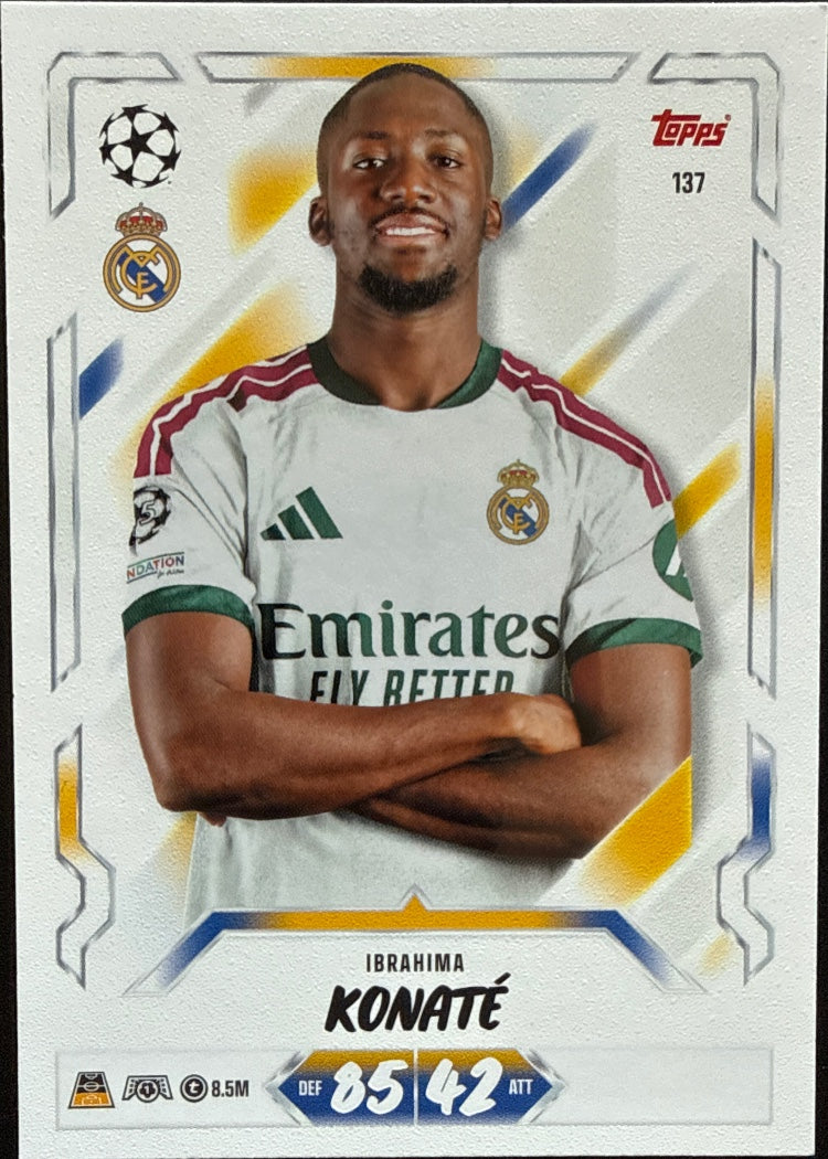 Ibrahima Konaté – Topps Match Attax Champions League 2026/27 – #137