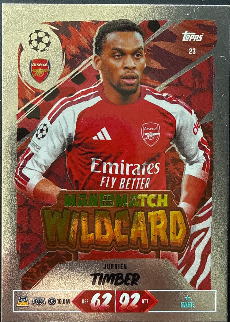Jurriën Timber – Topps Match Attax Champions League 2026/27 – #23