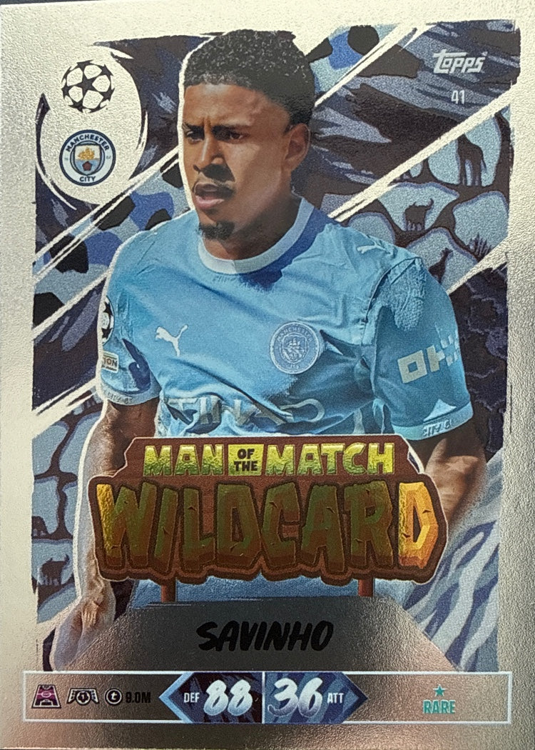 Savinho – Topps Match Attax Champions League 2026/27 – #41